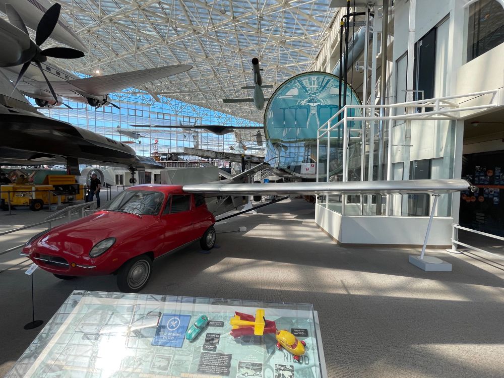 The Taylor Aerocar III at the Museum of Flight.