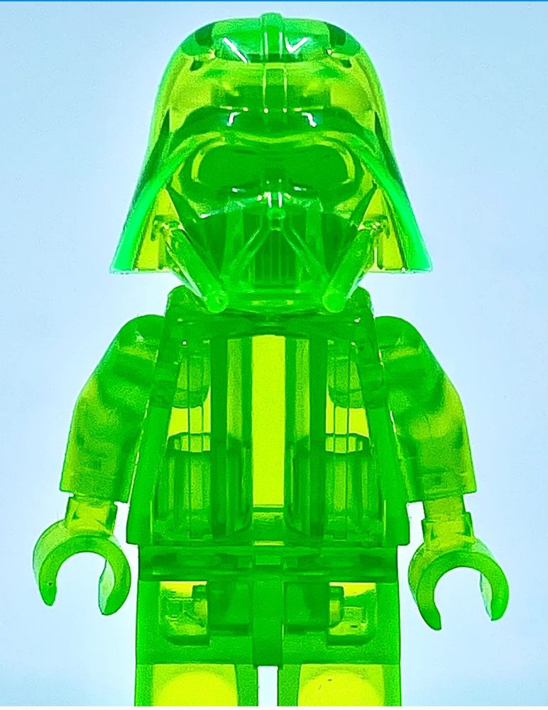 Green Lego darth vader 