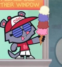 calvin with da ice cream :D