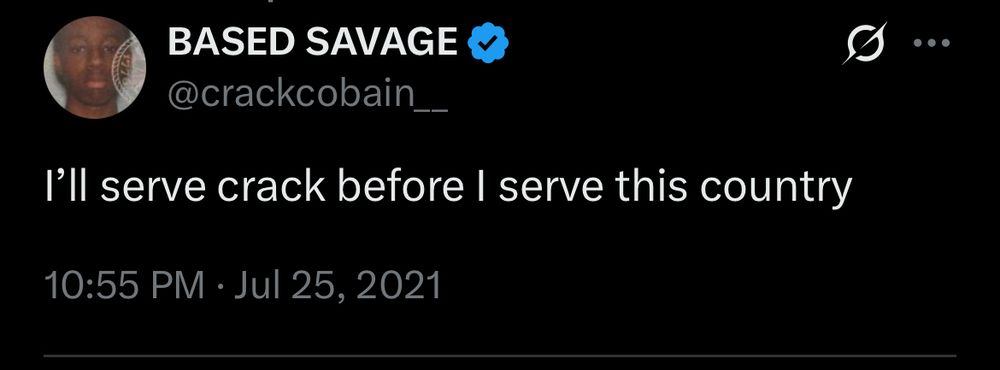 I’ll serve crack before I serve Israel
