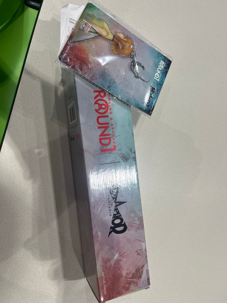 Playmat and a keychain 