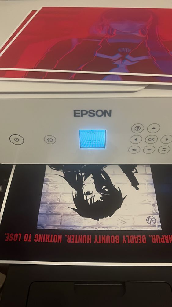 Printer printing prints