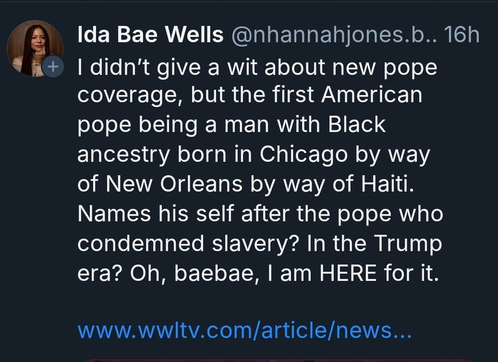 A negro liberal clown happy about the pope being an octaroon. 