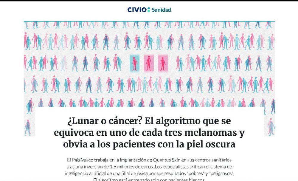 Reportaje de Civio sobre sesgos de la IA en la sanidad pública