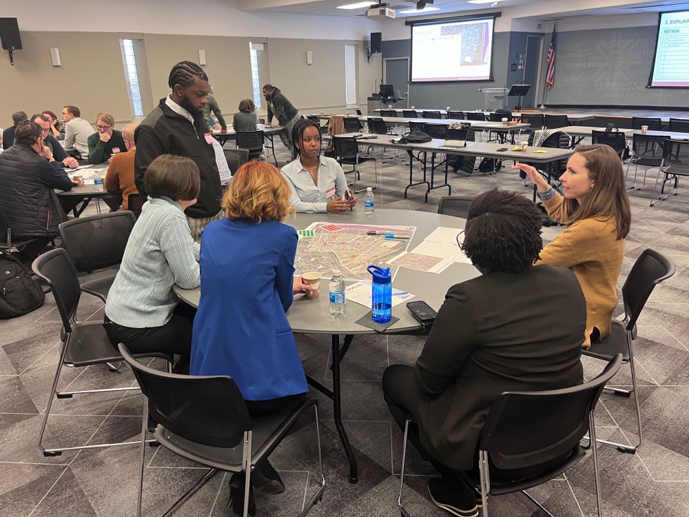 Participants at the East 22nd Street stakeholder workshop