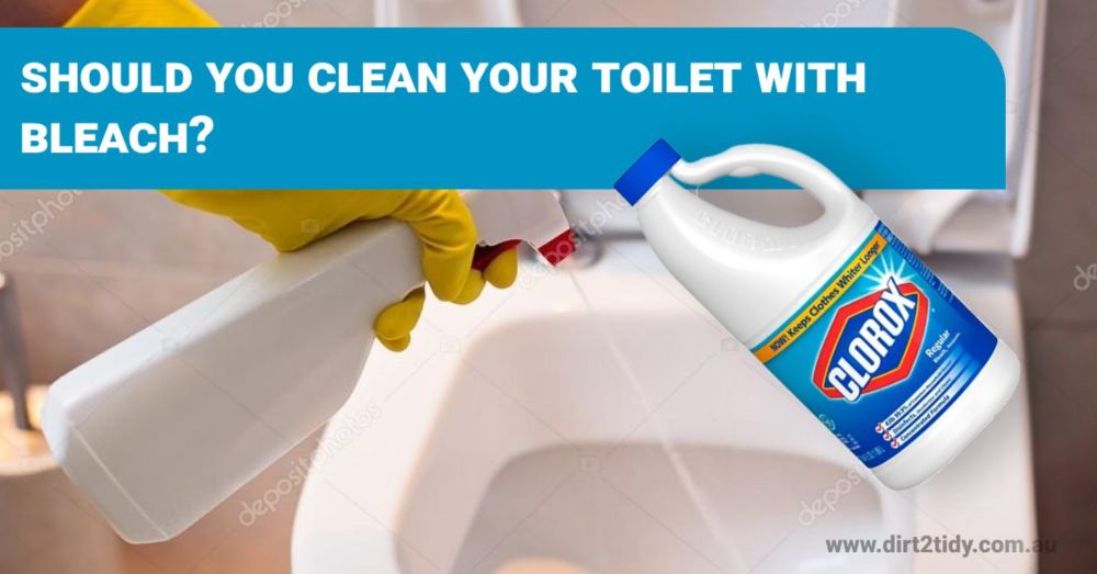 Should you clean your toilet with bleach? - Dirt2Tidy