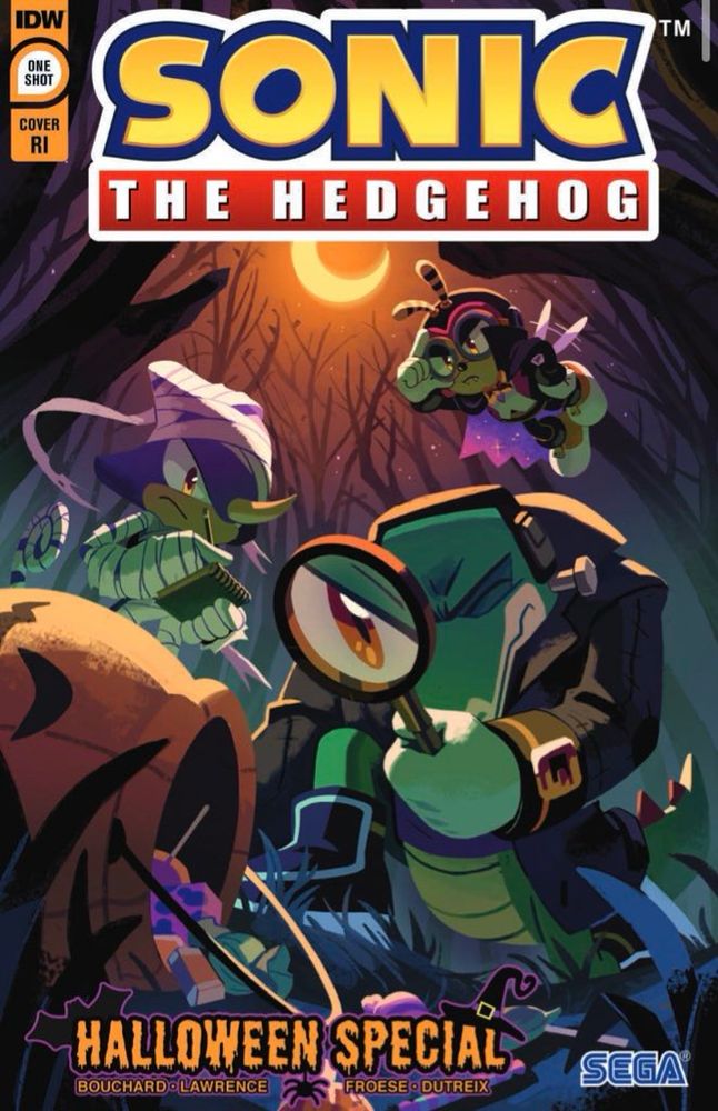 Nathalie Fourdraine’s cover to the SONIC Halloween Special