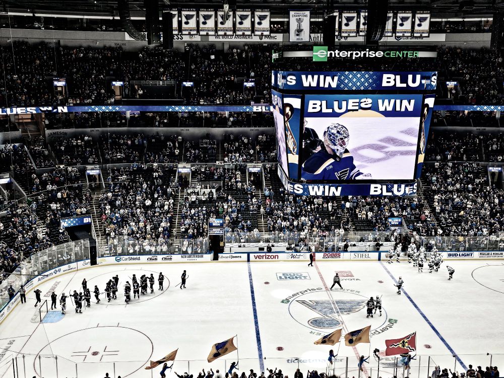 St Louis Blues game. 