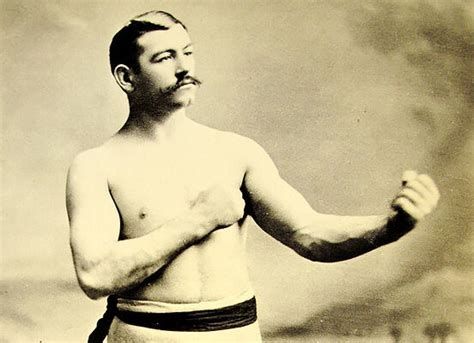 Old timey boxer John L. Sullivan