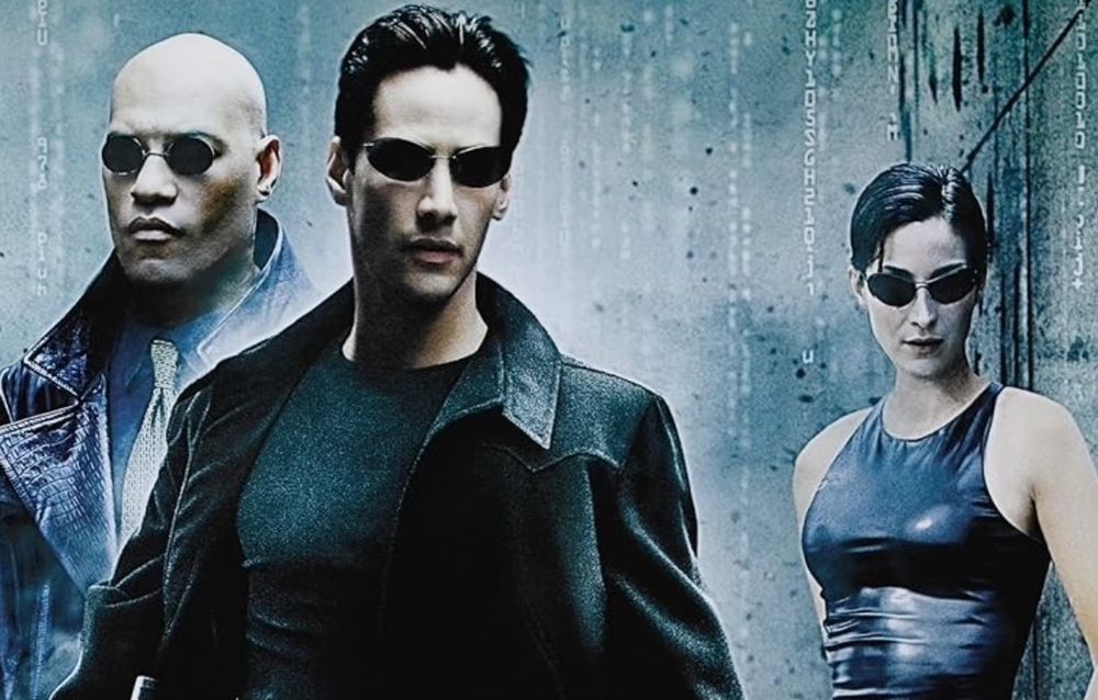 Neo, Trinity and Morpheus from the movie The Matrix