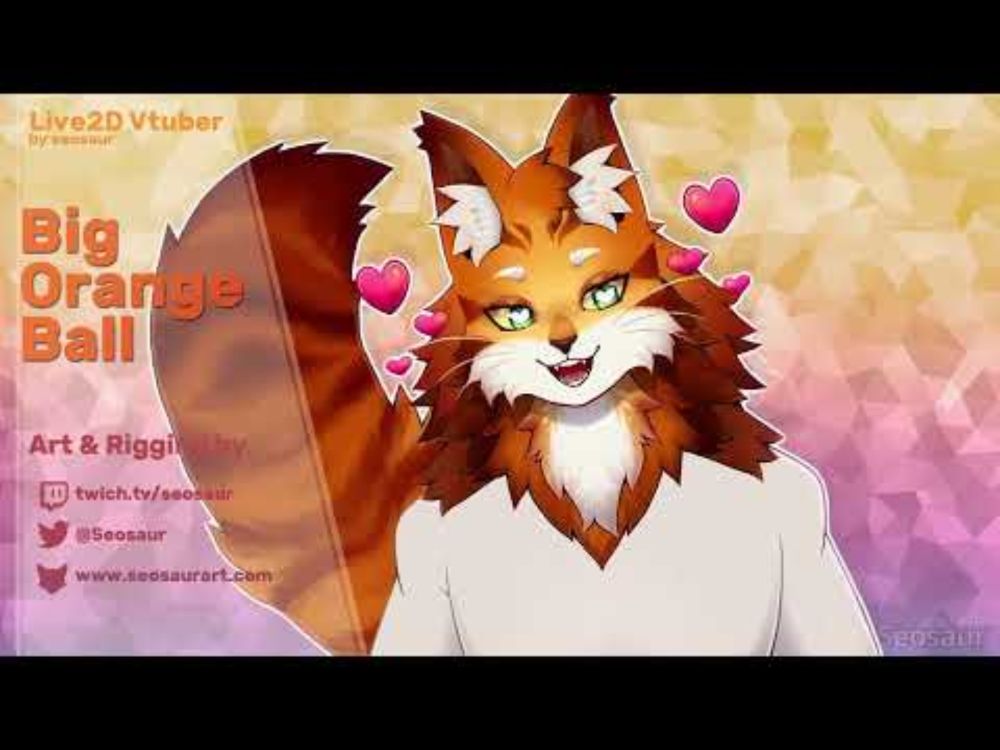 BigOrangeBall - Vtuber Model Showcase