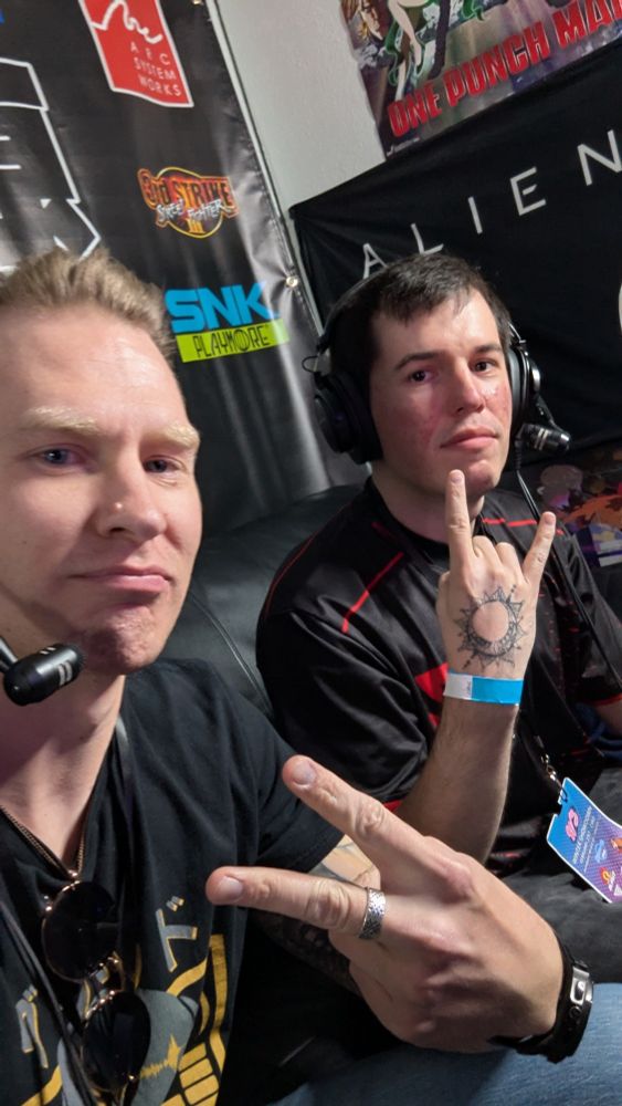 Twiggimus and Caleeeb commentary selfie