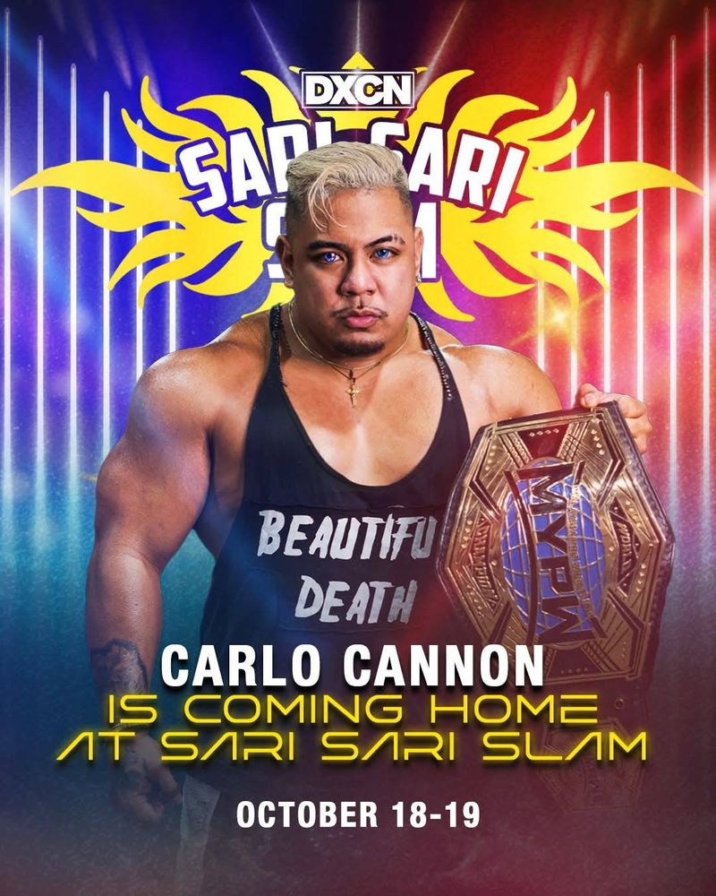 Carlo Cannon is coming home at Sari-Sari Slam!