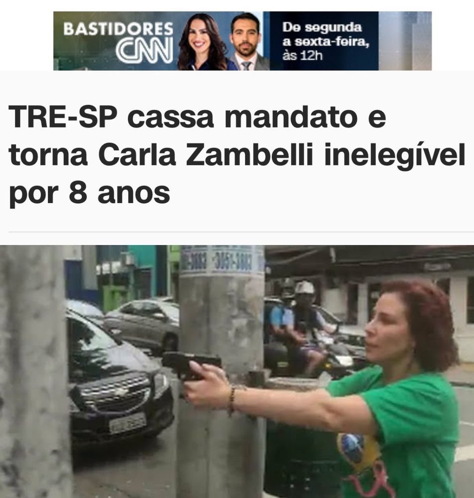 Carla Zambelli cassada 