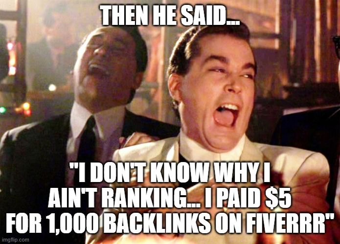 A joke about being able to find seo very cheaply. 