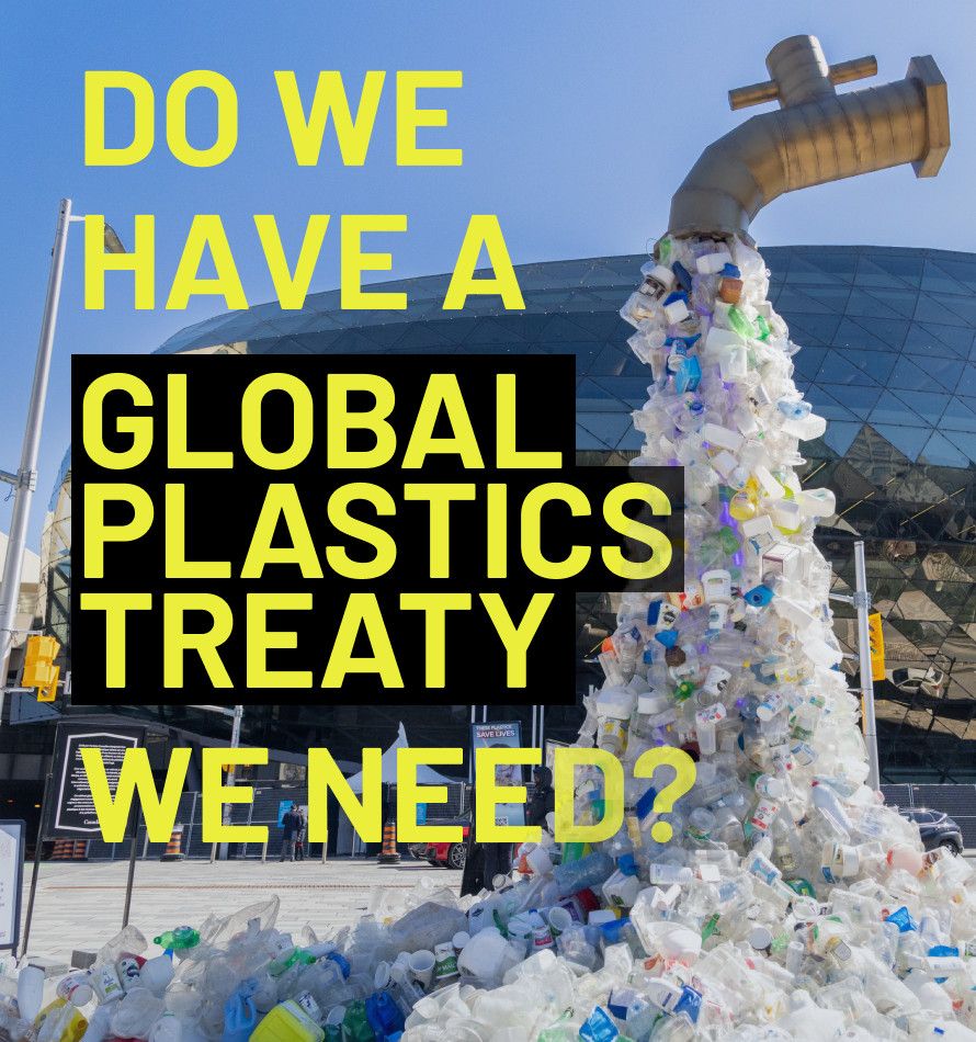 An image of INC-4 negotiations with a text 'Do we have a global plastics treaty we need?'