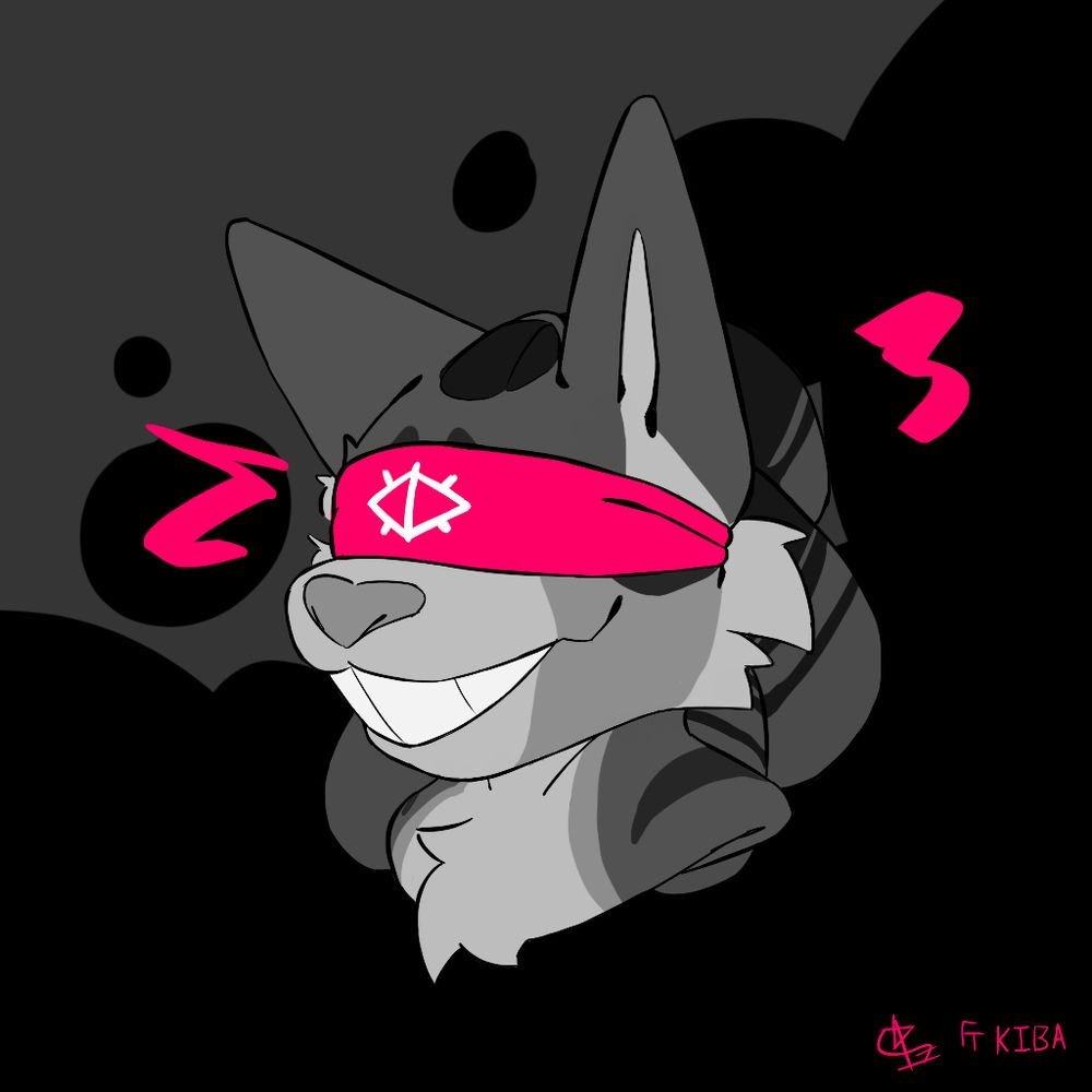 kiba?

why do you have that blindfold on?
