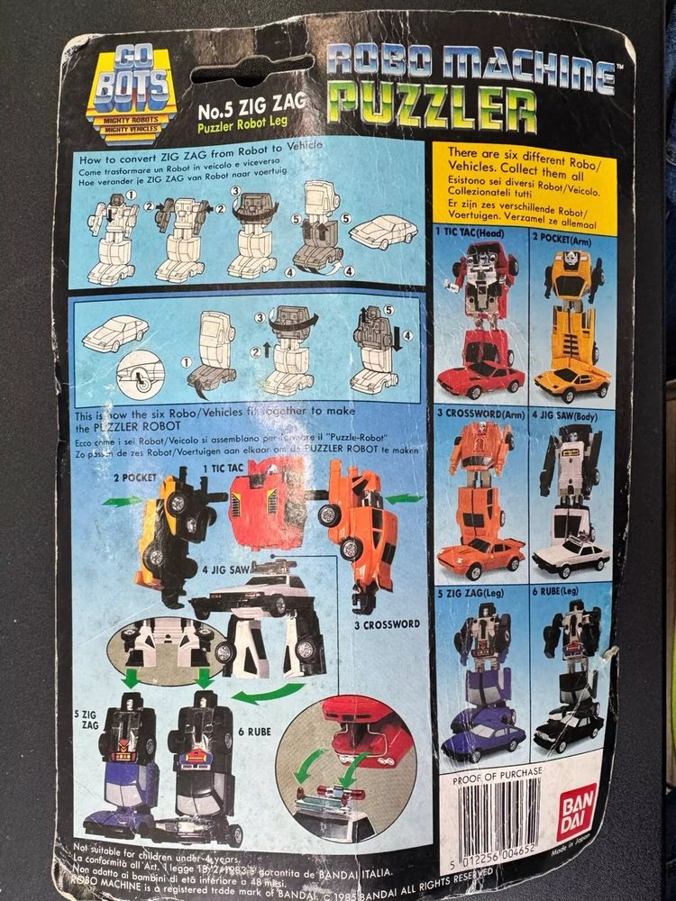 Back of Original Packaging