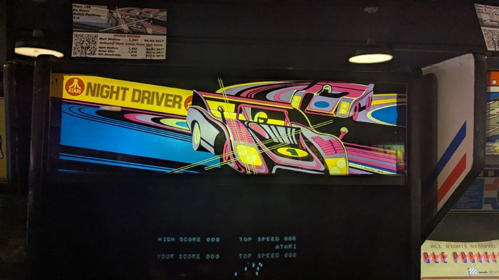 marquee for the game night driver
