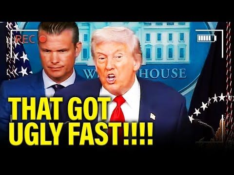 Trump has MELTDOWN at WH Presser on DC TAKEOVER