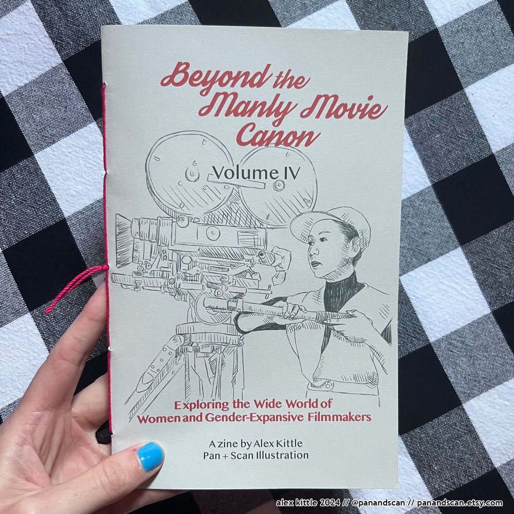 Women filmmaker zine with Kinuyo Tanaka on the cover
