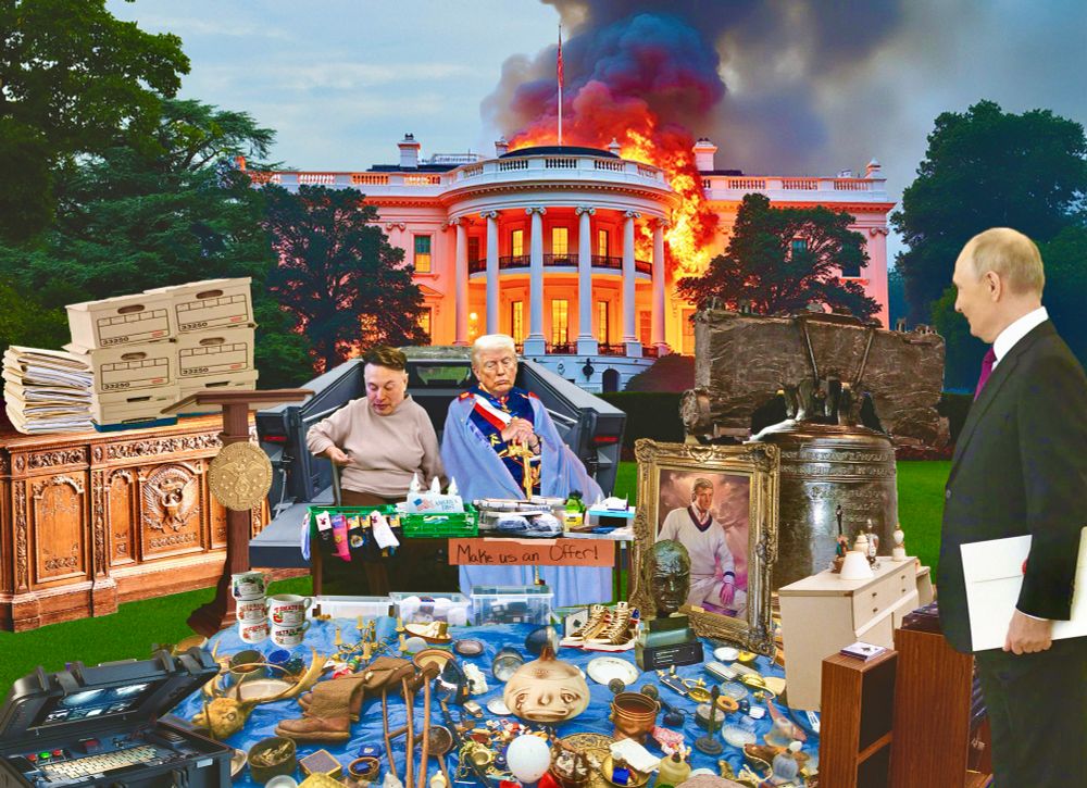 Car boot sale on the White House lawn 