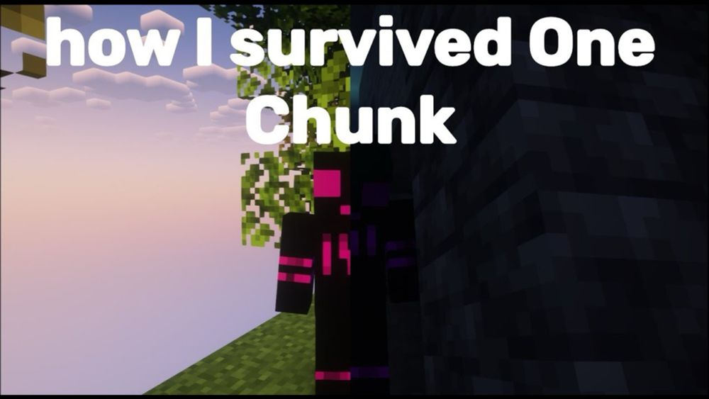 I SURVIVED the ONE CHUNK in Minecraft! (#1)