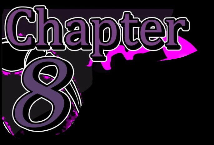 Chapter 8 in big purple letters