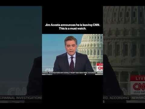 🚨Jim Acosta’s DIRE WARNING during FINAL SHOW.🚨