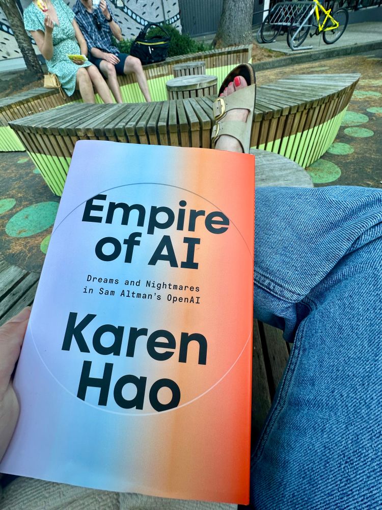 photo of the book Empire of Ai by Karen Hao