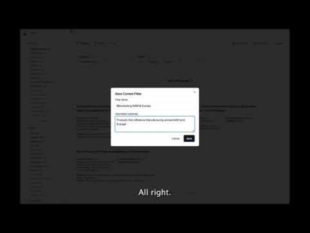 Tutorial - Truss Dashboard - How to use Filters