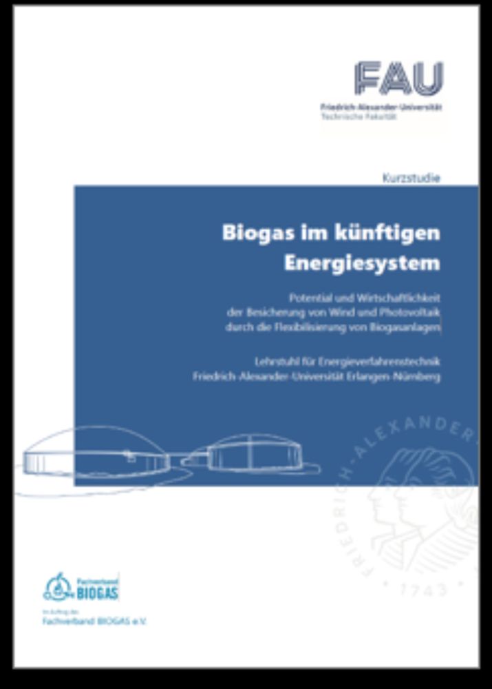 Studie Biogas im Energiesystem veröffentlicht!