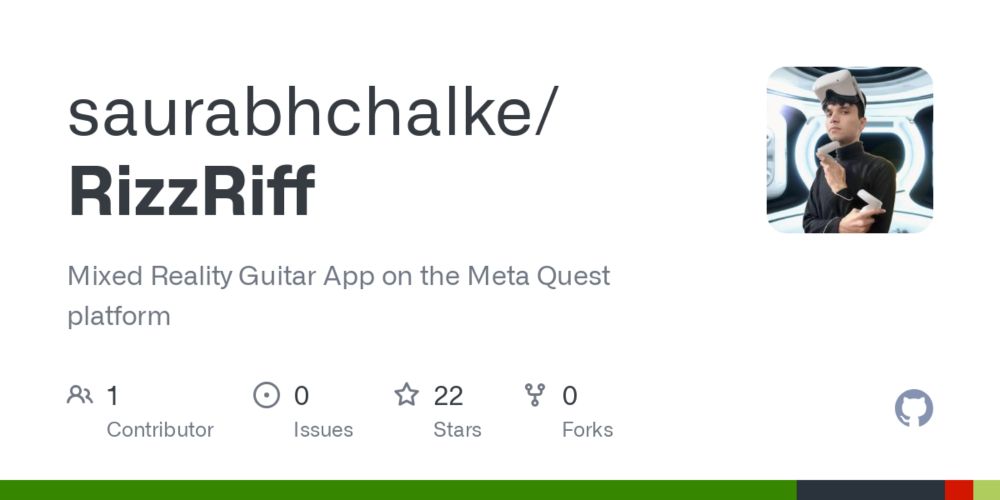 GitHub - saurabhchalke/RizzRiff: Mixed Reality Guitar App on the Meta Quest platform