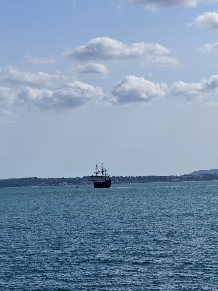 Spanish Galleon leaving Portsmouth Harbour