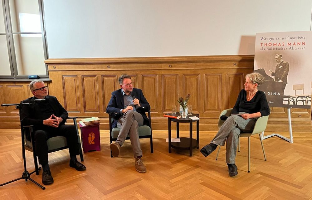 Durs Grünbein, Kai Sina und Kristin Rotter im Gespräch, Ullstein-Haus Berlin
