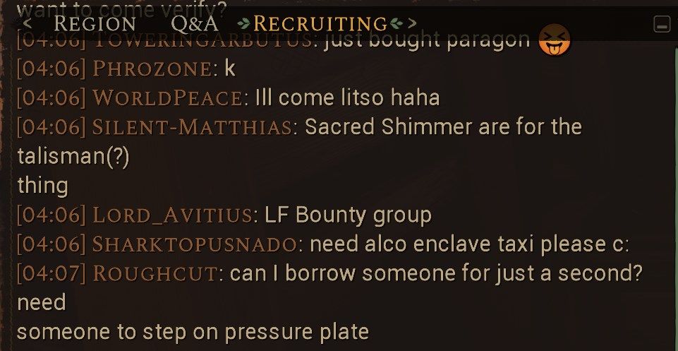 chatlog provides such examples