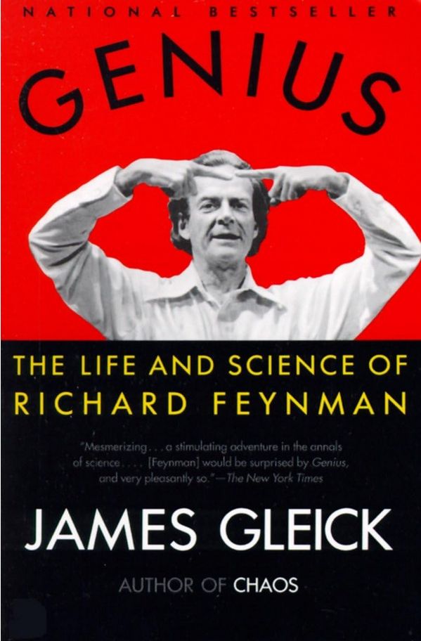 Book cover of "Genius: The Life and Science of Richard Feynman" by James Gleick