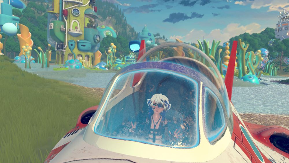 @BionicBlue commits grand theft spaceship