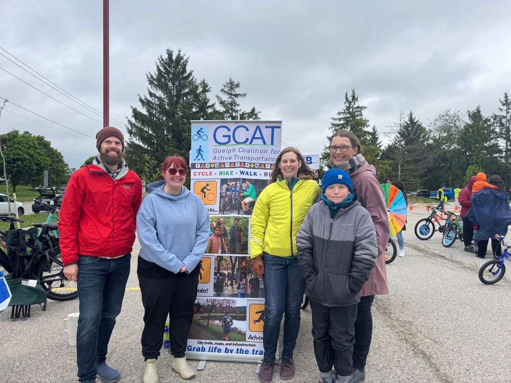 GCAT volunteers at their booth. 