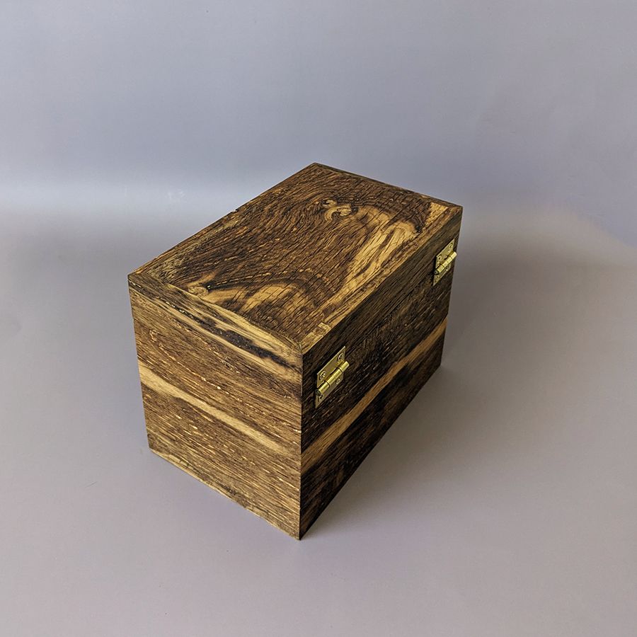 When I make my cuts I do my best to lay out a piece to have the most aesthetically pleasing construction in addition to mechanical considerations. Matching Grain orientation and colors to straight up continuing a grain in a cut to create a wrap around effect are all high on my list when making a piece.