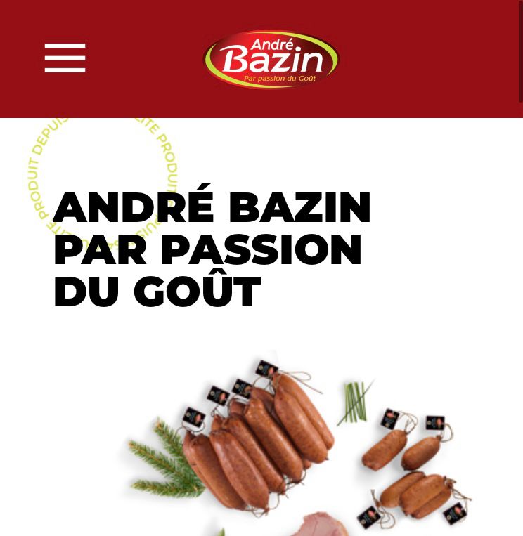 Le charcutier André Bazin actif depuis 1954 (peu après la fondation des Cahiers).