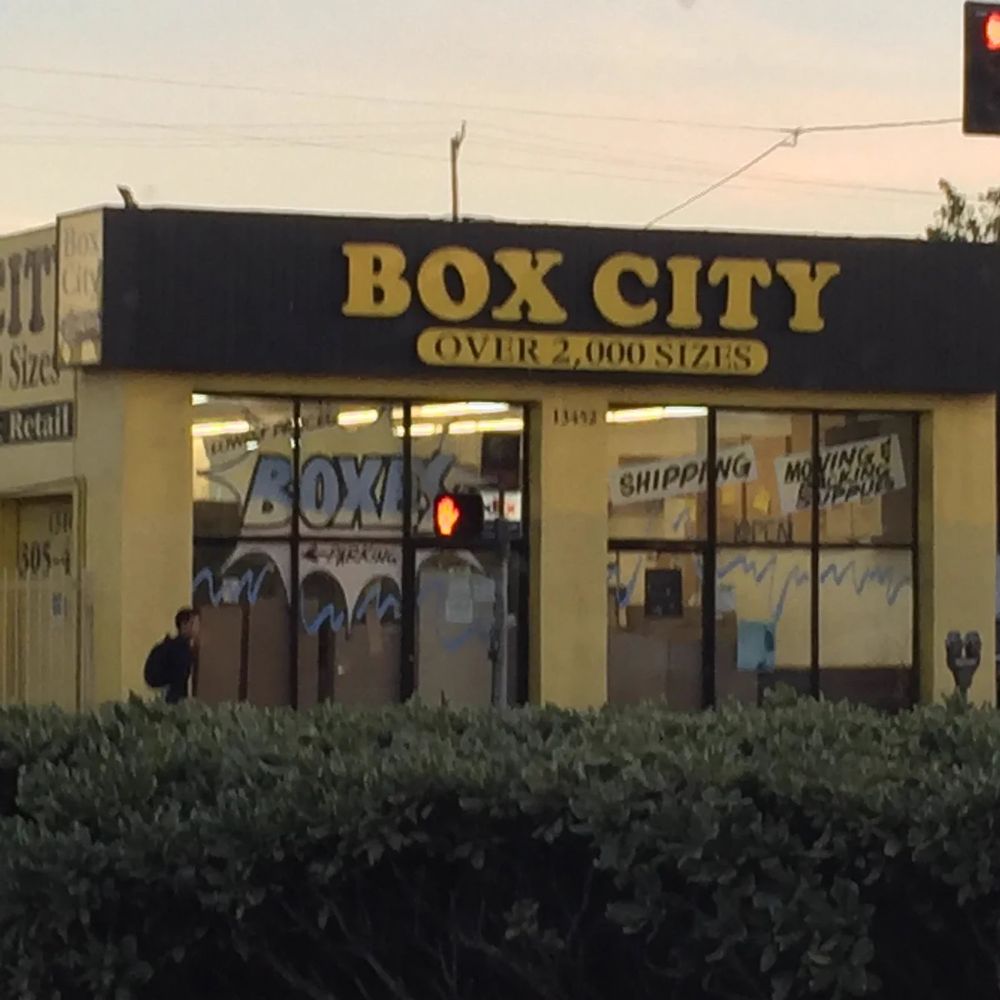 Box City, a store that sells boxes