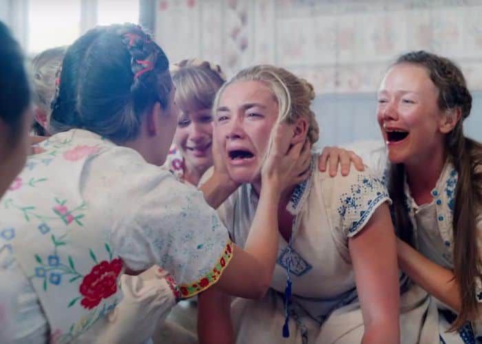 a scene from Midsommar