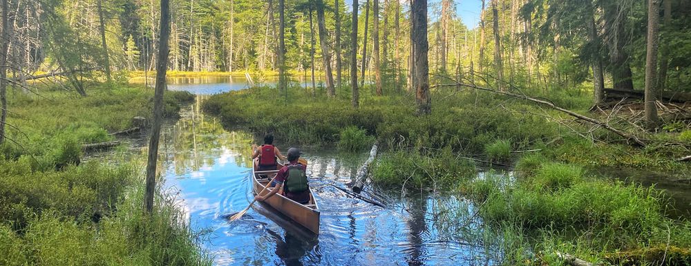 Adirondack Lake canoeing & camping reserve