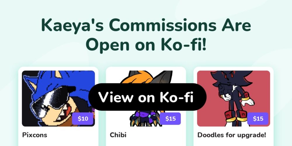 Kaeya's Ko-fi Commissions