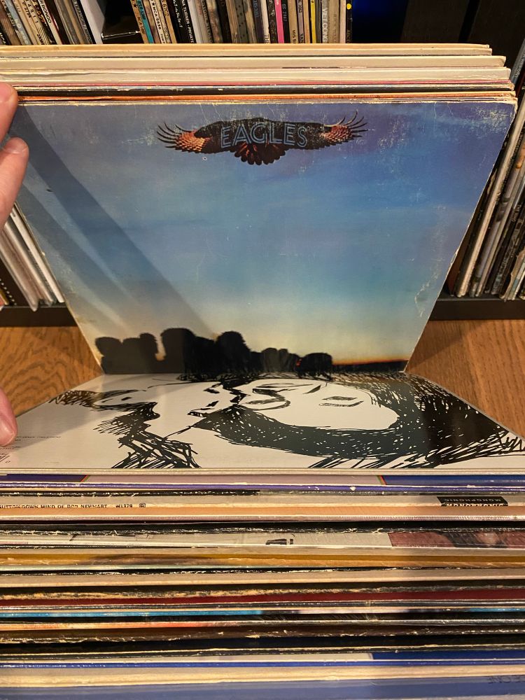 A shitty Eagles record among other shitty records.