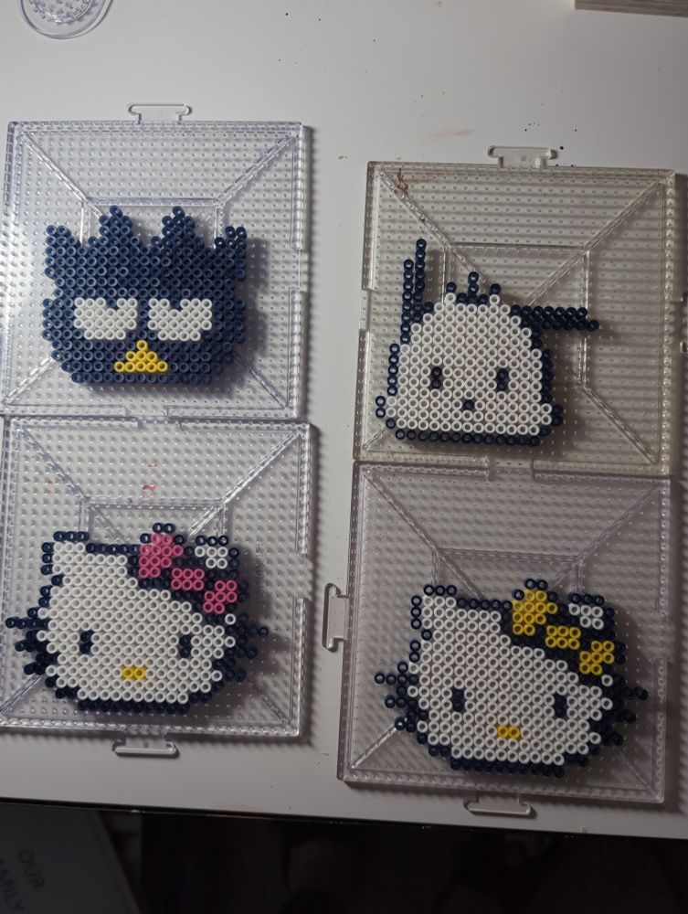 Faces of some Sanrio characters 