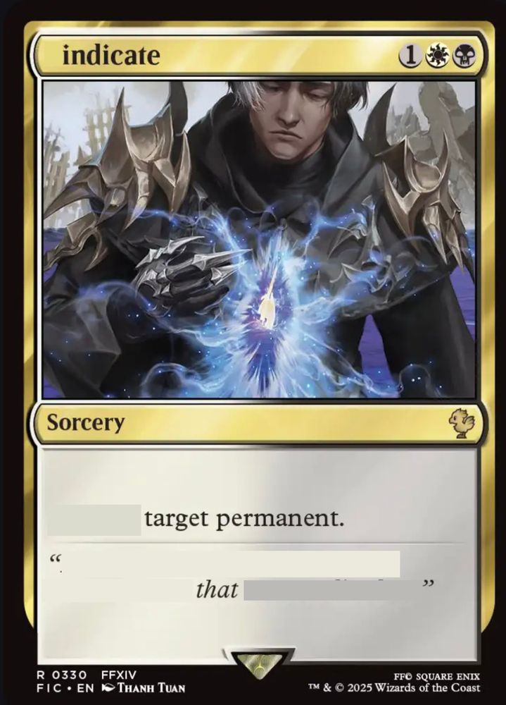 Edit of the card Vindicate to be Indicate.