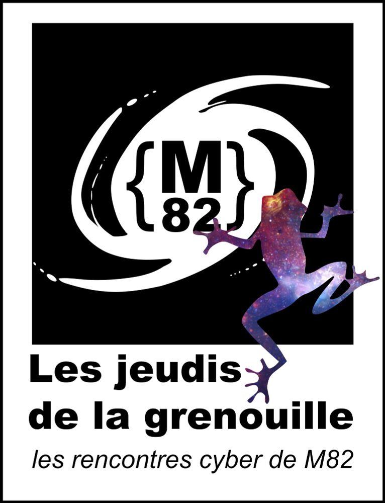 Une grenouille sur le logo M82