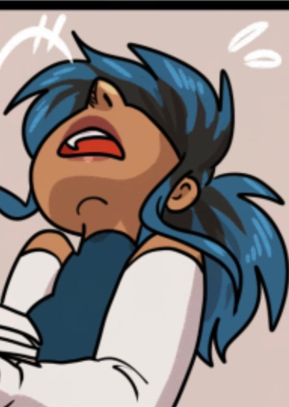 Charlie in that weird angle, but very cartoonish.